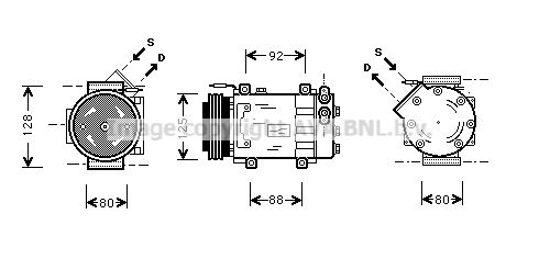 AVA QUALITY COOLING kompresorius, oro kondicionierius RTK039